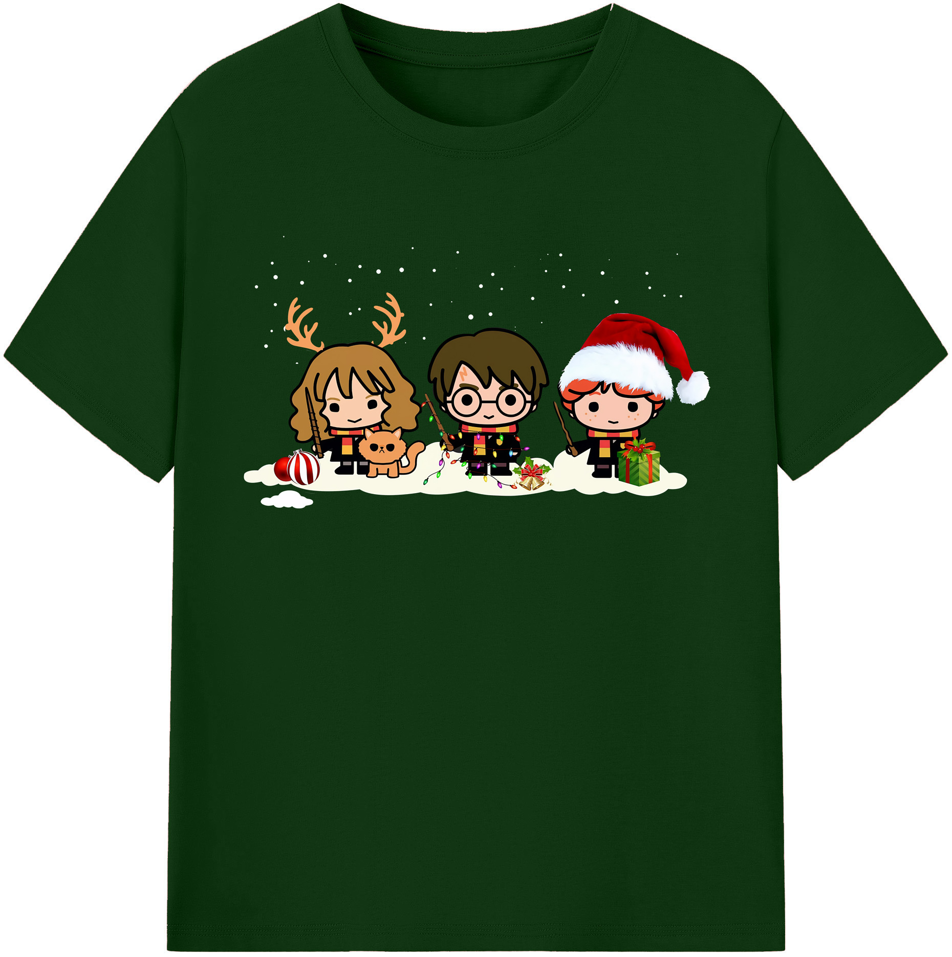 （画像用） Harry Potter ハリー・ポッターシリーズ 綿100％半袖Tシャツ（フロントプリント）